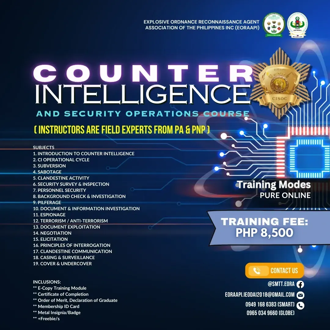 Counter Intelligence and Security Operations Course