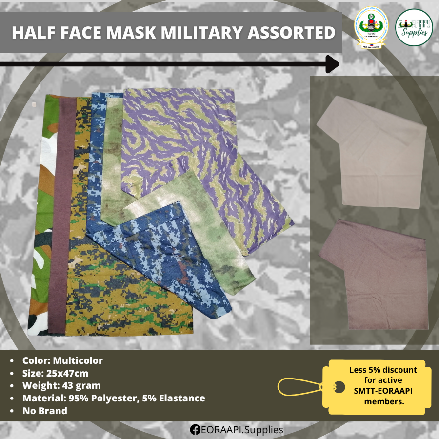 half face mask military assorted