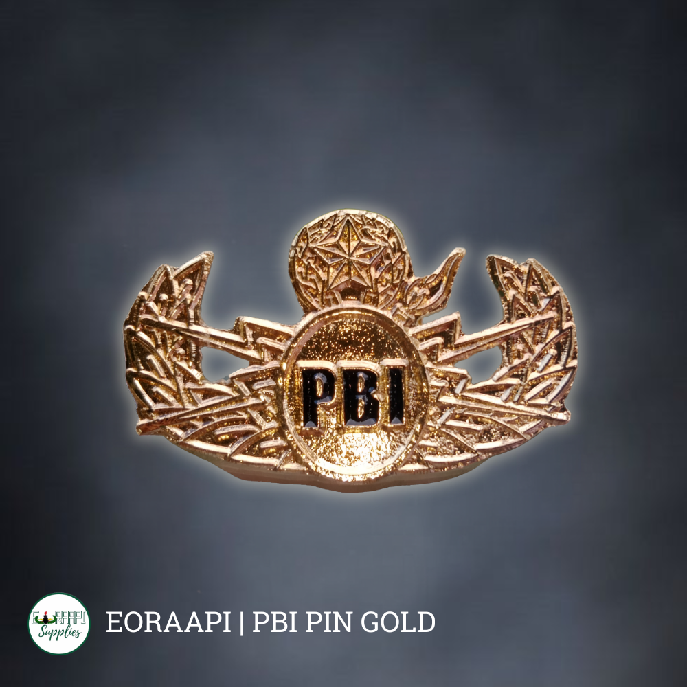 pbi pin gold